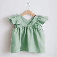 Load image into Gallery viewer, A-line Baby Girl Dress - Baby Girl Clothes | Laudri Shop light green