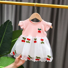 Load image into Gallery viewer, Tutu Pink Dress - Pink Tutu Fancy Dress Age Range: 3-24mSleeve Length(cm): Short Dress Style: tutu dress Material Composition: cotton