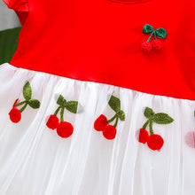 Load image into Gallery viewer, Tutu Red Dress - Red Tutu Dress Girl | LaudriShop. Age Range: 3-24mSleeve Length(cm): Short Dress Style: tutu dress Material Composition: cotton3