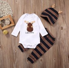 Load image into Gallery viewer, Little Moose Baby Boy Christmas outfit