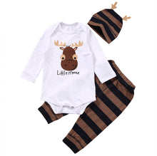 Load image into Gallery viewer, Little Moose Baby Boy Christmas outfit