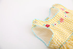 Sleeveless Yellow Dress Duck Pattern - Toddler Dress Pattern Free. Age Range: 9m-6 years old. Pattern Type: Animal. Sleeve Length(cm): Short. Decoration: Lace.1