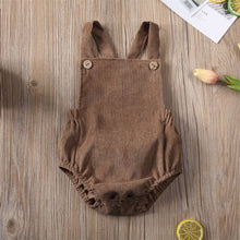 Load image into Gallery viewer, Unisex Baby Romper Khaki - Khaki Romper Baby Boy