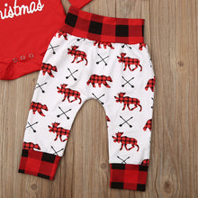 Load image into Gallery viewer, My First Christmas Romper Pants Hat
