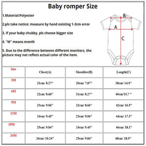 Cute Baby Bodysuit - Cute Onesies for Baby Boy. Gender: Unisex. Material: Polyester. Material: Spandex. Style: Fashion Age Range: 3m -24m. Collar: O-Neck Sleeve Length(cm): Short 7