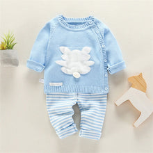 Load image into Gallery viewer, Baby Knitted Sweater and Pants - Knitted Frock for Baby3