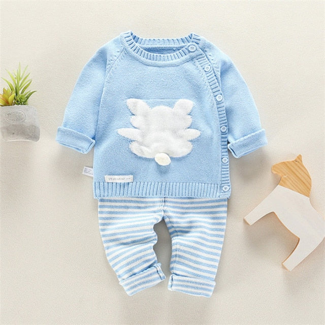 Baby Knitted Sweater and Pants - Knitted Frock for Baby3