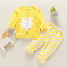 Load image into Gallery viewer, Baby Knitted Sweater and Pants - Knitted Frock for Baby2