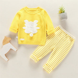 Baby Knitted Sweater and Pants - Knitted Frock for Baby2