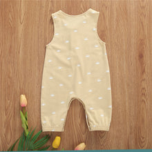 Load image into Gallery viewer, Sleeveless Baby Romper Yellow - Mustard Romper Baby Boy