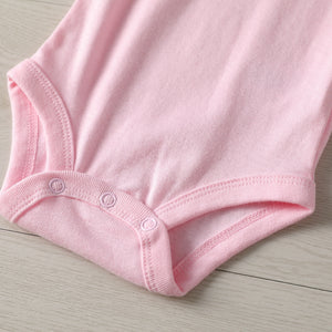 Baby Romper I Love Dad Pink1