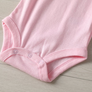Baby Romper Love Auntie Pink - Clothing Romper 2