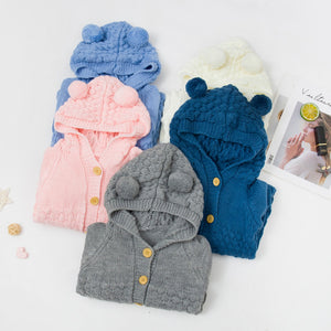 Baby Boy Girl Knit Romper - Best Baby Clothes | Laudri Shop pink blue white dark blue sliver