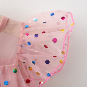 Polka Dot Pink Baby Girl Dress