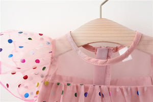 Polka Dot Pink Baby Girl Dress