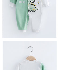 Warm Jumpsuit Dragon Pattern - Newborn baby stuff3