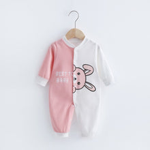 Load image into Gallery viewer, Warm Jumpsuit Rabbit Pattern - Rabbit outfit for baby Boy