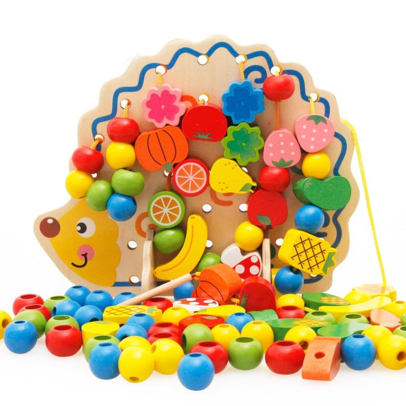 Educational Wooden Toys Fruits Vegetables - Educational Baby Kids Toys