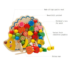 Load image into Gallery viewer, Educational Wooden Toys Fruits Vegetables - Educational Baby Kids Toys5