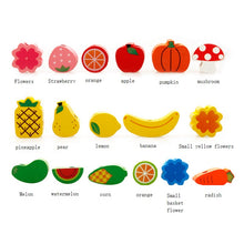 Load image into Gallery viewer, Educational Wooden Toys Fruits Vegetables - Educational Baby Kids Toys6