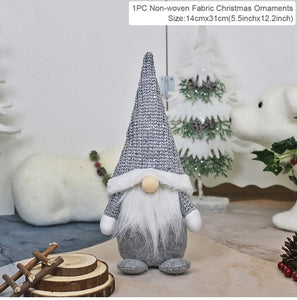 Faceless Gnome Christmas Decorations