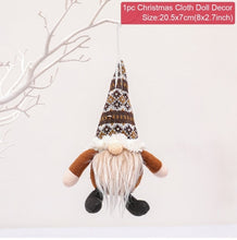 Load image into Gallery viewer, Faceless Gnome Christmas Decorations