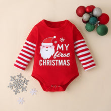Load image into Gallery viewer, My First Christmas Baby Christmas Outfit