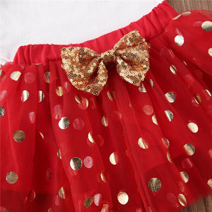 Christmas Long Sleeve Romper Tutu Skirt Headban. Material: Cotton. Age Range: 3-18m. Collar: O-Neck. Closure Type: Pullover. Sleeve Length(cm): Full. Fabric Type: Broadcloth3