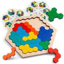 Load image into Gallery viewer, Wooden Colorful 3D Puzzle - Wooden Puzzles for Babies