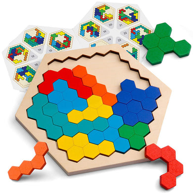 Wooden Colorful 3D Puzzle - Wooden Puzzles for Babies
