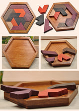 Load image into Gallery viewer, Wooden Colorful 3D Puzzle