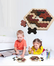 Load image into Gallery viewer, Wooden Colorful 3D Puzzle