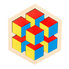 Load image into Gallery viewer, Wooden Colorful 3D Puzzle - Wooden Puzzles for Babies9