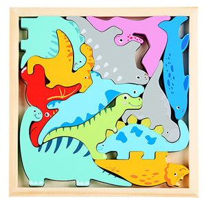 Wooden Colorful 3D Puzzle