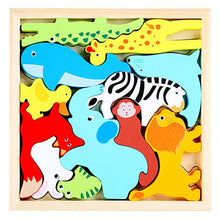 Load image into Gallery viewer, Wooden Colorful 3D Puzzle - Wooden Puzzles for Babies4