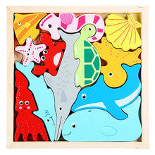 Load image into Gallery viewer, Wooden Colorful 3D Puzzle