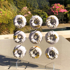 Wooden Doughnut Wall Christmas Decoration - Acrylic Doughnut Wall. Material: Wood Occasion: Easter, Gender Reveal, Back To School, Thanksgiving, Birthday Party, Christmas.8
