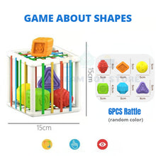 Load image into Gallery viewer, Baby Montessori Shape Sorting - Montessori toys for babies. Certification: CE. Recommend aged: 4m+Certification: Europe certified (CE) Shipping: 7