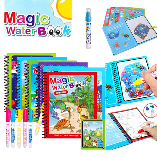 Magic Water Book - Magic Water Coloring Book