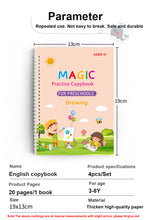 Load image into Gallery viewer, Magic Writing Practice Book - Magic Writing Book Model Number: Kids Magic Practice Book For age: 3-8 Years Reusable:: Magic book Montessori toys8