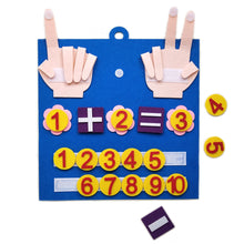 Load image into Gallery viewer, Montessori Felt Finger Numbers Math Toy