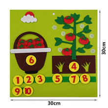 Load image into Gallery viewer, Montessori Felt Finger Numbers Math Toy