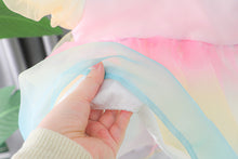 Load image into Gallery viewer, Puff Sleeves Baby Girl Bow Dress