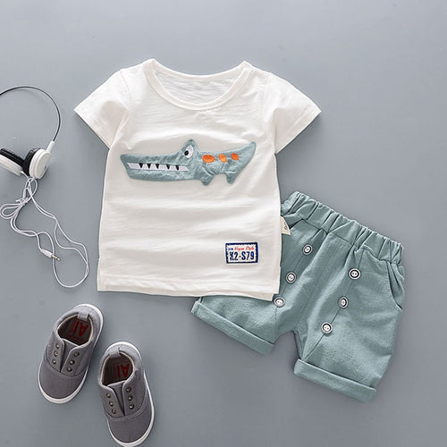 Cotton Summer Clothing Sets for Newborn Baby Boys from Laudri Shop