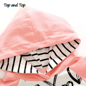 Baby Hooded Sweatshirt Striped Pants - Baby Clothes2