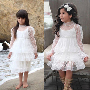 Baby Girls White Lace Dress - Baby Clothing | Laudri Shop6