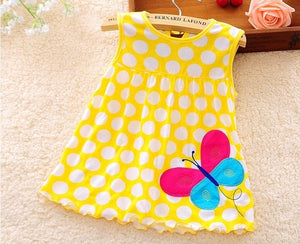 Baby Girls Summer Dress - Baby Summer Dess Girl yellow