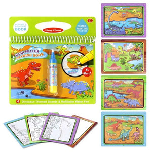 Magic Water Coloring Book - Book Color of Water Material: Cardboard Type: Drawing Board Age Range: > 3 years old Gender: Unisex Warning: keep away from fire 7