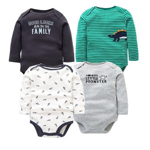 4 PCS/LOT Cotton Baby Bodysuit Long Sleeve from Laudri Shop8
