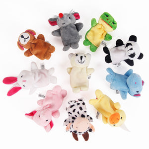 Cartoon Animal Velvet Finger Puppet Toys from Laudri Shop